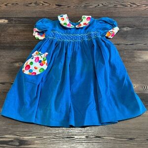 House of Hatten Corduroy Smock Dress